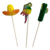 [Cowboy] 100 Pcs Disposable Bamboo Sticks Cocktail Picks Cake Decor Party Supply