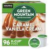 Green Mountain Coffee Roasters Caramel Vanilla Cream, Single Serve Keurig K-Cup Pods, Light Roast, 96 Count