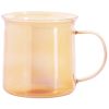 Mainstays Amber Camp Glass Mug, Heat-Resistant Borosilicate Glass, 18 oz