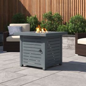 25" H x 30" W Steel Propane/Natural Gas Fire Pit Table