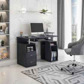 Techni Mobili Complete Computer Workstation Desk With Storage, Espresso