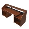 ACME Annette Music Desk, Walnut & Black Finish OF00994