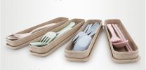 Environmental protection Three Pieces Cutlery Set Portable