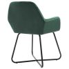 Dining Chairs 2 pcs Green Velvet