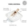 Pride Of India - Natural Crystal Rock Sugar Whole- 3.1 oz (88 gm) Dual Sifter Jar, Authentic Indian Sugar Crystals, Used to Sweeten Milk