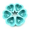 Six-hole love silicone cake pan diy baking cake mold kitchen utensils