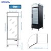 ORIKOOL Glass Door Merchandiser Refrigerator 19.3 Cu.ft Swing Door Commercial Display Refrigerators Merchandising Refrigeration with LED Top Panel