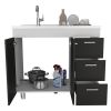 Utility Sink Kisco, Kitchen, White / Black