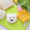 1pc Cartoon Bear Sandwich Mold; Rice Ball Model; Breakfast DIY Tools; Kitchen Supplies