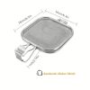 Sandwich Toaster Bread Grill Net Stainless Steel Sandwich Grilling Basket Foldable Sandwich Baking Tool Oven Food Grill Rack