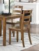 5pc Dining Set Walnut Finish Table and 4 Side Chairs Set Wooden Kitchen Dining Furniture Transitional Style