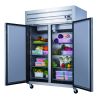 D55AR Commercial Upright Reach-in Refrigerator made by stainless steel