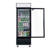 ORIKOOL Glass Door Merchandiser Refrigerator 19.3 Cu.ft Swing Door Commercial Display Refrigerators Merchandising Refrigeration with LED Top Panel