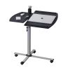 Techni Mobili Rolling Adjustable Laptop Cart, Graphite