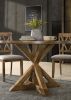 Windvale Cross-Buck Wood 5-Piece Dining Set