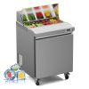 Refrigerated 29" Wide Sandwich Salad Prep Station 1 Door with 8 Plate Capacity