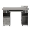 Techni Mobili Complete Computer Workstation Desk With Storage, Grey