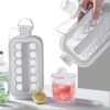 1pc Silicone Collapsible Ice Ball Jug; Easy Release Mold Ice Maker; Pour Out Ice Ball; Whisky & Cocktail Ice Tray