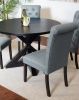 Nylander 5-piece Dining Set, Cross-Buck Dining Table with 4 Stylish Chairs